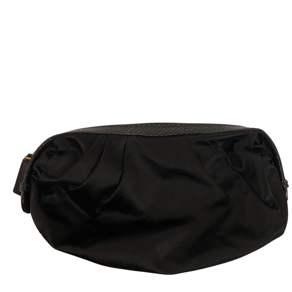 VALENTINO Garavani Black Clutch Bag Zip Closure - Picture 12 of 12